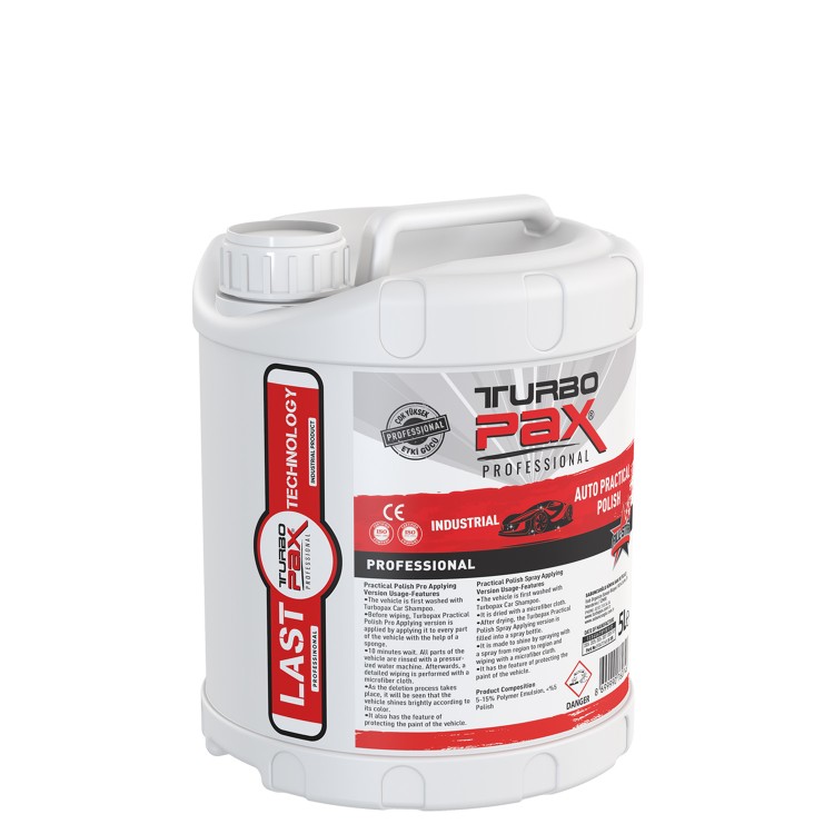 Turbopax Auto Practıcal Polısh Spray Applyıng 5 Kg
