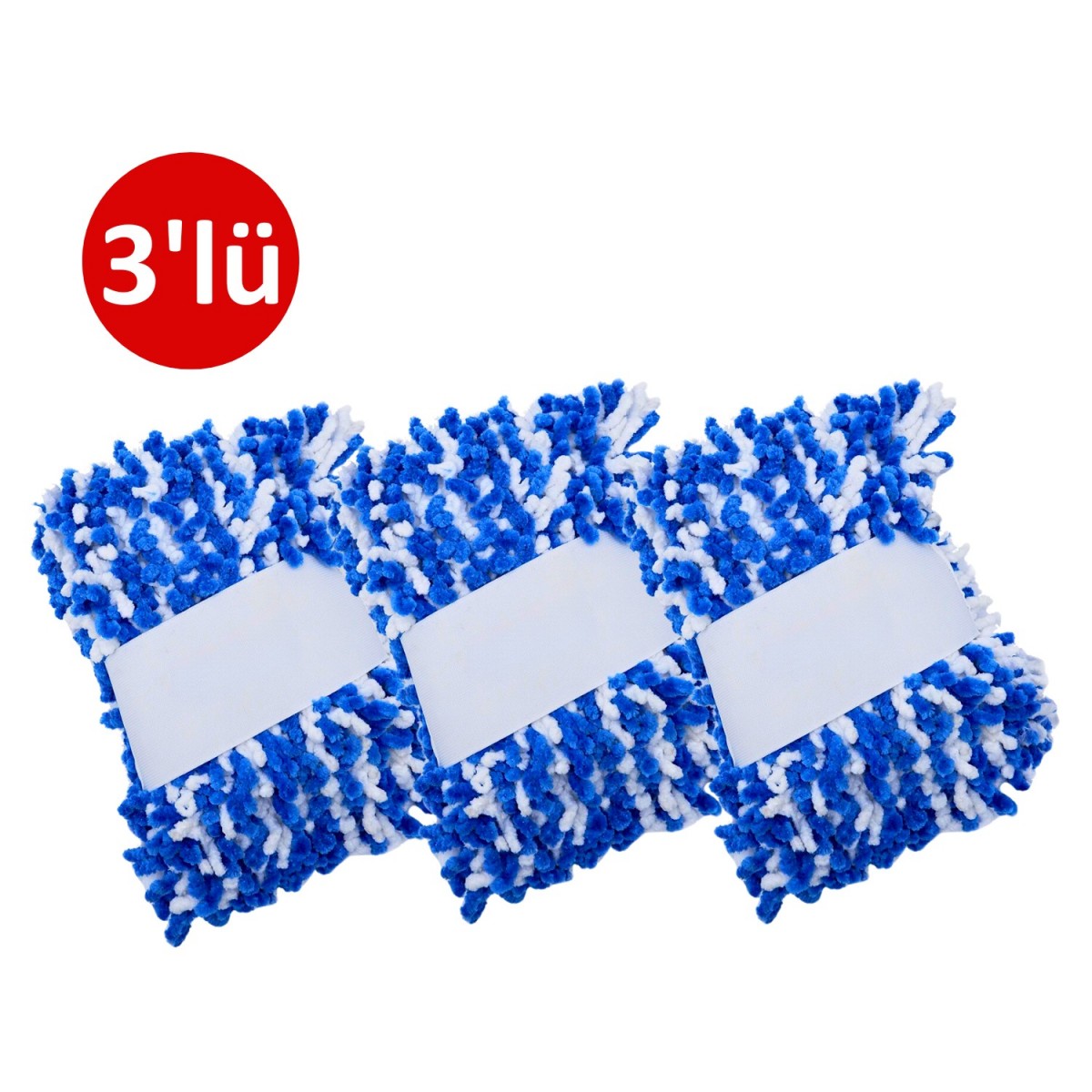 3'lü Mikrofiber Profesyonel Makarna Oto Yıkama Süngeri (Mavi)