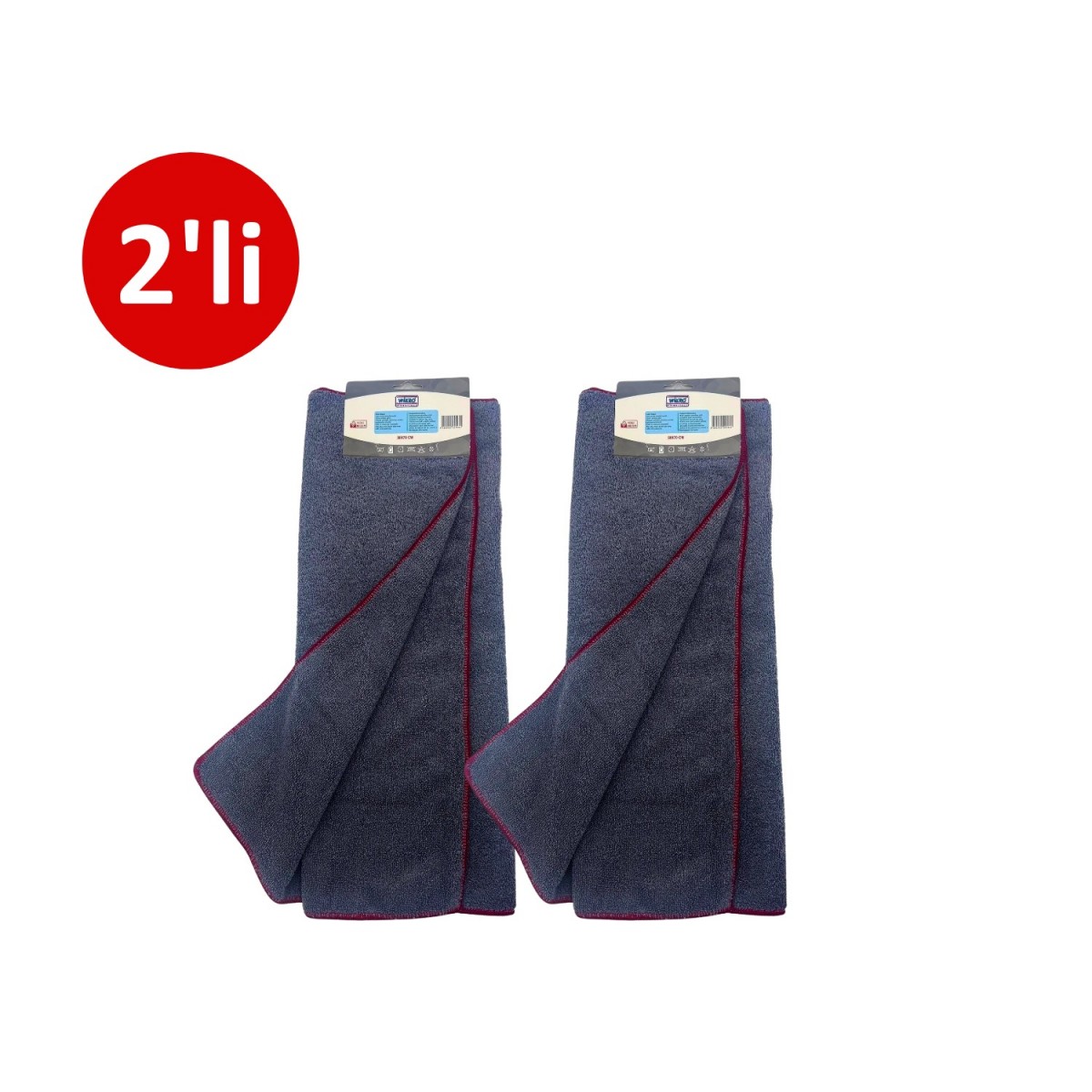 2'li 50x70 Jumbo Profesyonel Mikrofiber Genel Temizlik Bezi 2'li 50x70 Jumbo Profesyonel Mikrofiber Genel Temizlik Bezi