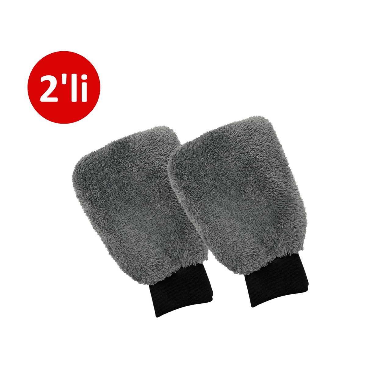 2'li Mikrofiber Profesyonel Oto Yıkama Eldiveni 2'li Mikrofiber Profesyonel Oto Yıkama Eldiveni