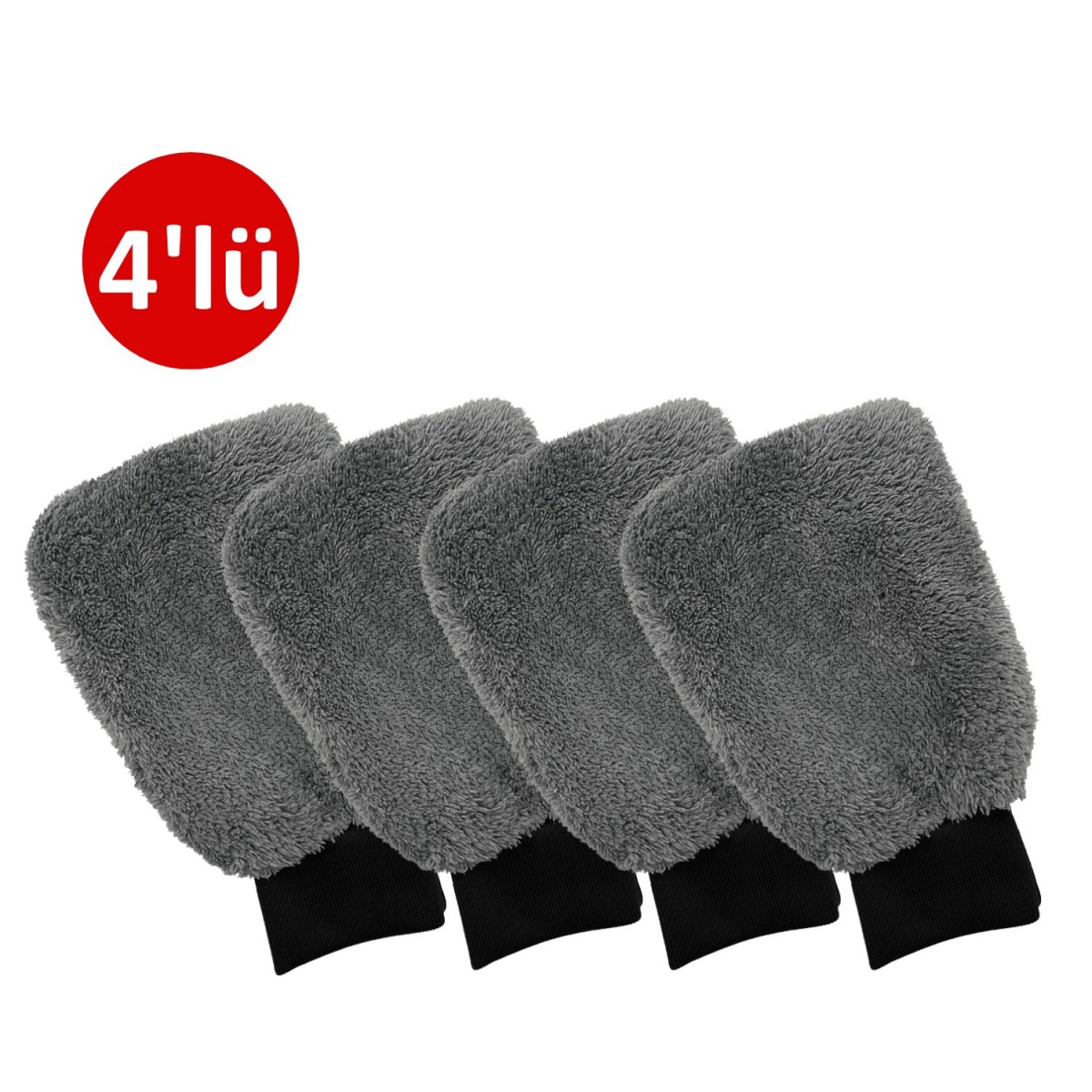4'lü Mikrofiber Profesyonel Oto Yıkama Eldiveni 4'lü Mikrofiber Profesyonel Oto Yıkama Eldiveni