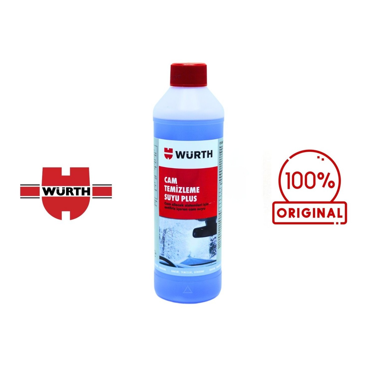 Würth Cam Temizleme Suyu Plus 500 ML