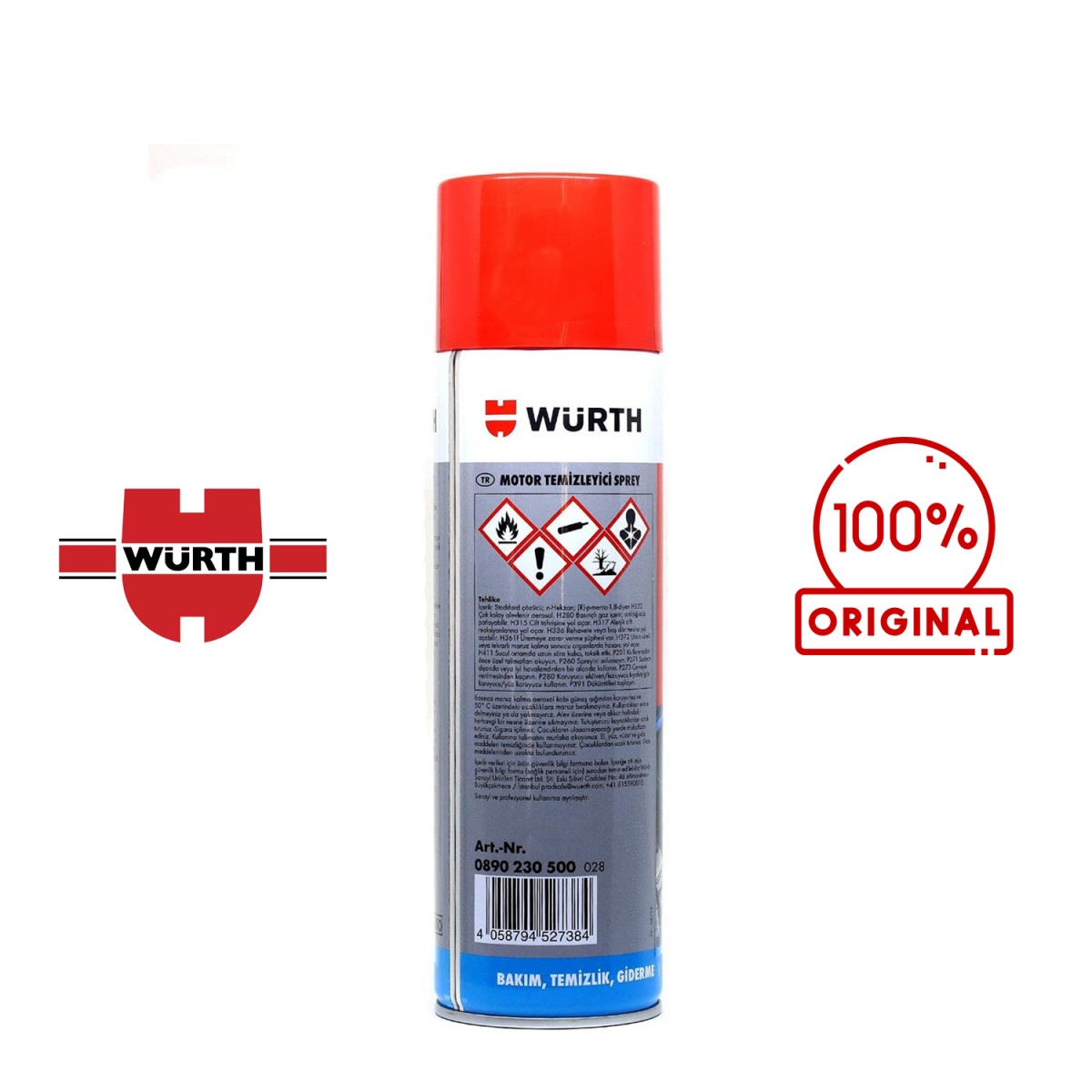 Würth Motor Temizleyici Sprey 500 ML